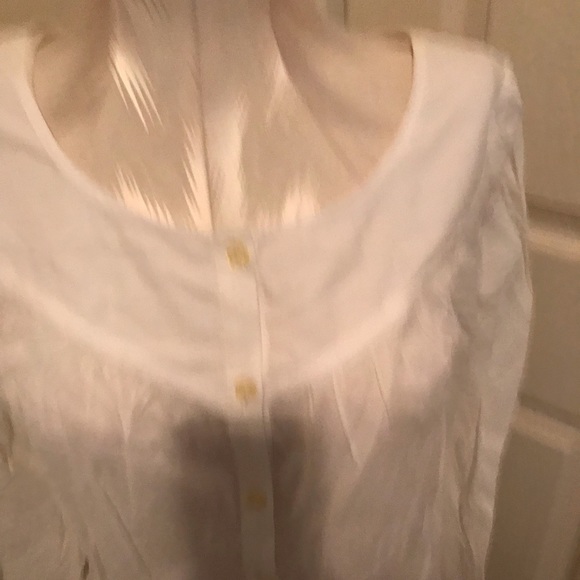 Patrick Robinson for Target blouse/tunic nwt white M print ad item - Picture 4 of 6